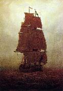 Caspar David Friedrich Segelschiff oil painting on canvas